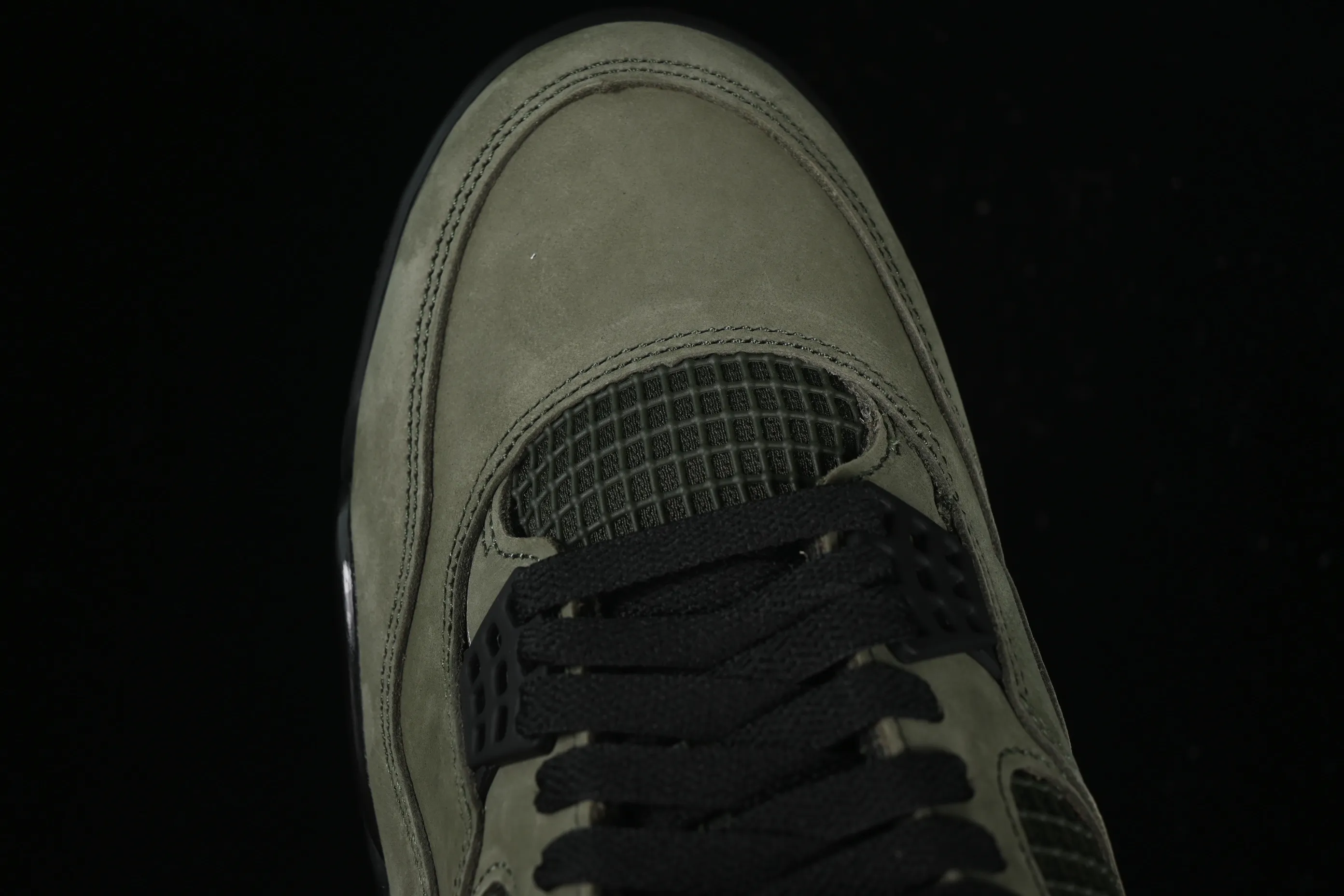 All categories Air Jordan Jordan series basketball shoes Air Jordan 4 LJR version Undefeated x Air Jordan 4 OG AJ4 Joe 4 olive green suede IB1519-200